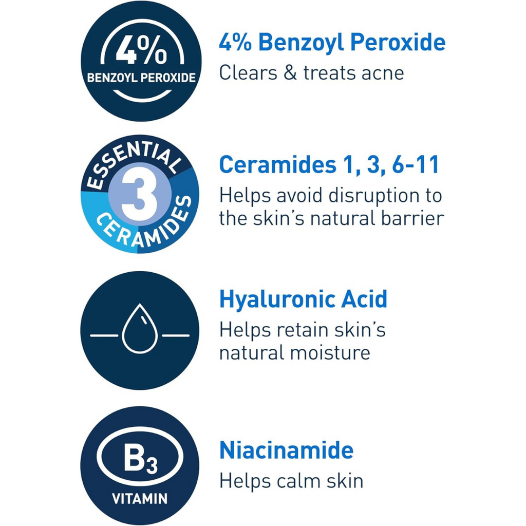 CeraVe Acne Foaming Cream Cleanser