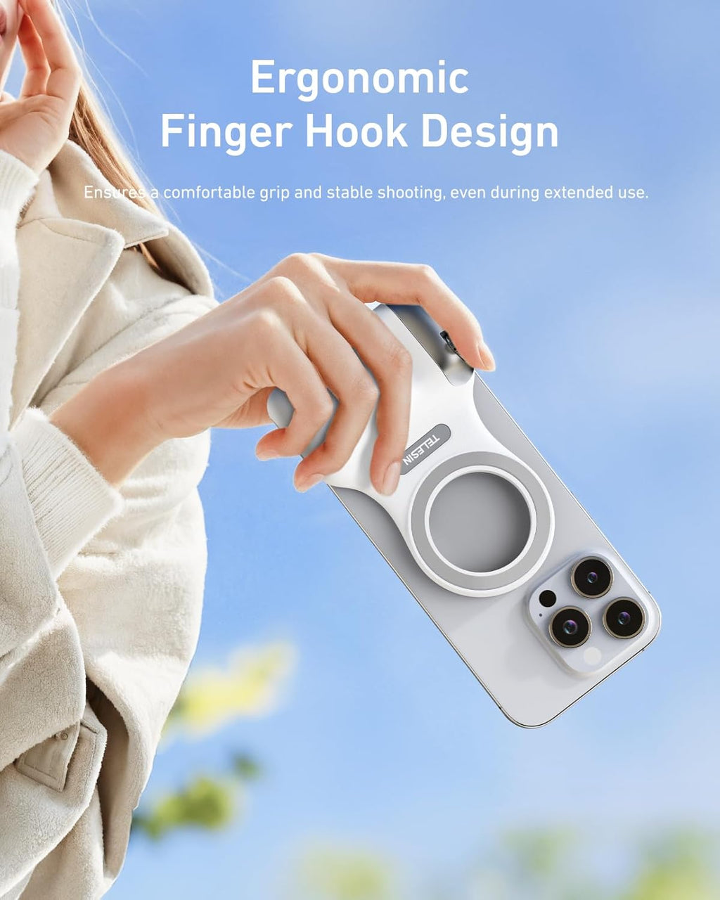 TELESIN Fun Shot Magnetic Grip