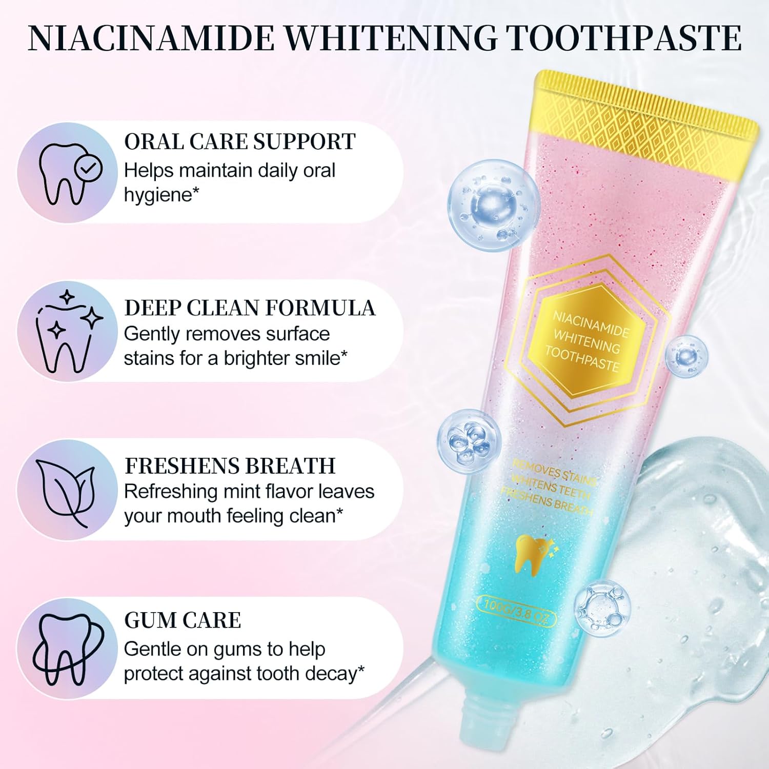 Nicotinamide White Toothpaste